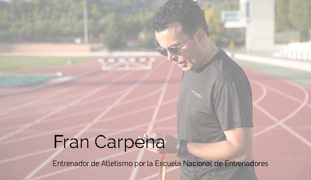 Fran Carpena, entrenador de atletismo